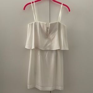 BCBGMaxAzria White strapless dress!